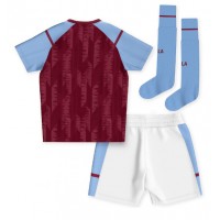 Maglie da calcio Aston Villa Prima Maglia Bambino 2023-24 Manica Corta (+ Pantaloni corti)